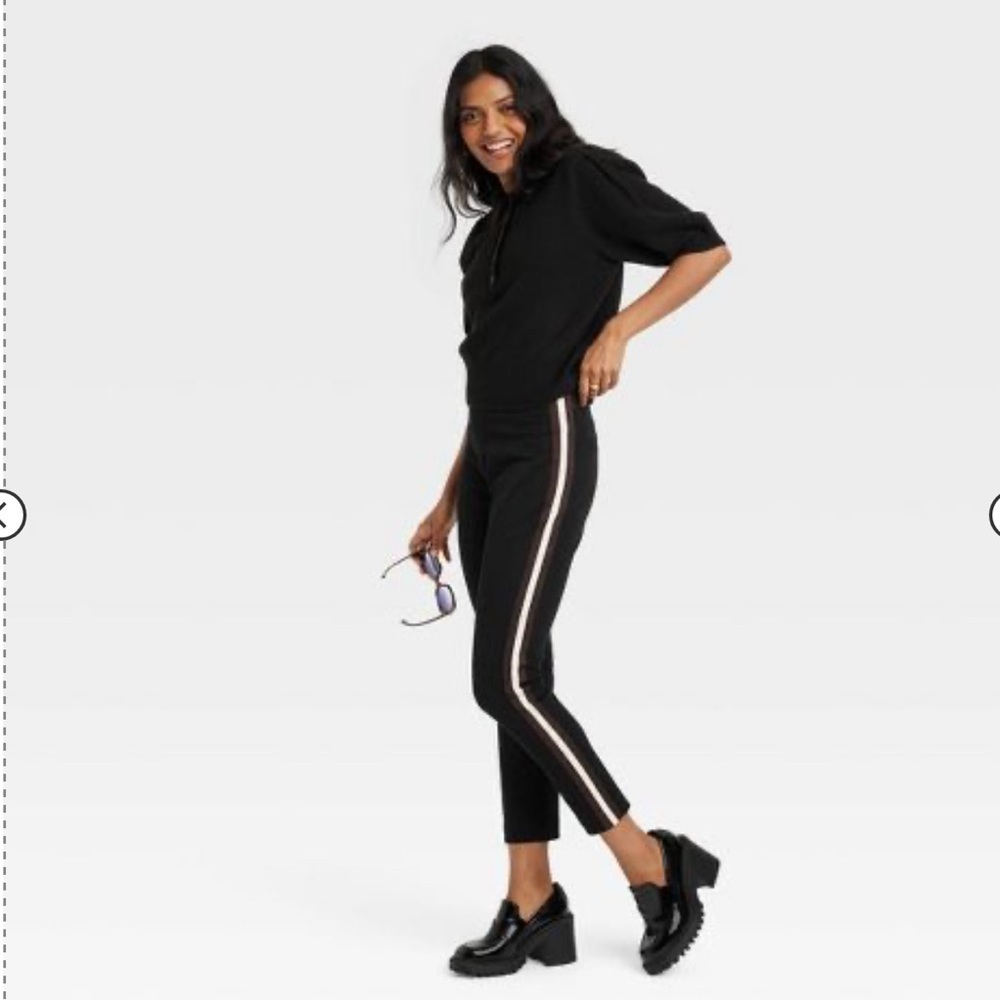 Women's High-Rise Slim Fit Bi-Stretch Ankle Pants - A New Day™
